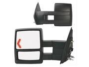 K SOURCE 61183 84F 04 13 FORD F150 PR HEATED POWER OE MIRROR EXTNDBLE TOWING LED TURN SIGNAL PUDDLE LAMP 61183 84F