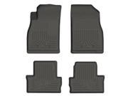 Husky Liners HSL98181 11 15 VOLT CUSTOM MOLDED FRONT and 2ND SEAT FLOOR LINERS BLACK
