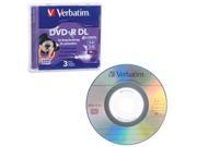 VERBATIM 95313 Verbatim 3 x DVD R DL 8cm 2.6 GB 2.4x jewel case