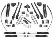 FABTECH MOTORSPORTS K2017M kit 8IN 4LINK SYS W COILS and STEALTH 05 07 FORD F250 4WD W O FACTORY OVERLOAD K2017M