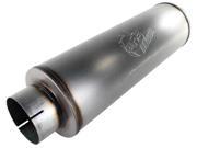 AFE POWER 49 91012 MACH FORCE XP EXHAUST SYSTEM MUFFLER 409 SS; 5ID INLET OUTLET X 30 OVERALL LEN 49 91012