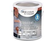 DICOR DCRRP IRC 1 1 GAL. CAN COOLCOAT INSULATING EPDM RUBBER ROOF COATING WHITE