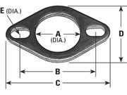 AP EXHAUST PRODUCTS 9154S FLANGE 9154S