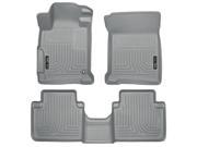 Husky Liners HSL98482 13 15 ACCORD 4 DOOR SEDAN ONLY FRONT 2ND SEAT LINERS WEATHERBEATER GREY