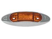 PACER 20 622 AMBER 3 LED SEALED WATERPROOF DELUXE LIGHT 20 622