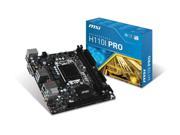 MSI H110I PRO MB H110I Pro Ci3 i5 i7 H110 S1151 DDR4 32G SATA PCIE USB MiniITX Retail