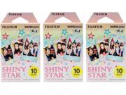 FUJIFILM SHINY STAR 3PK KIT#1 INSTAX MINI SHINY STAR FILM