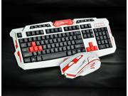 CityForm 8100 Ergonomic Gaming Keyboard 2.4GHz Cordless Gamer Gaming Mouse Set