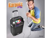 Karaoke Vibe Bluetooth Multimedia PA System with 10 Woofer 7 Screen DVD Player VHF Wireless Microphone 400 Watt
