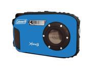 COLEMAN C9WP-BL 20.0 Megapixel Xtreme3 HD/Video Waterproof Digital Camera (Blue)
