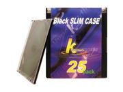 KHYPERMEDIA K CDPSSBK 25P Slim Jewel Cases 25 pk