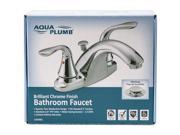 AQUA PLUMB 1554001 Premium Chrome Plated 2 Handle Bathroom Faucet