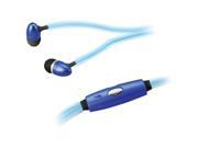 ILIVE iAEL65BU Glowing Earbuds with Microphone Blue