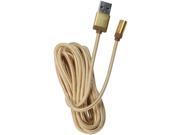 DURACELL PRO908 Micro USB Charge Sync Cable 10ft Gold