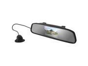PYLE PLCM4340 Rearview Mirror Monitor Backup Camera with Distance Scale Lines Parking Assist