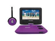 UPC 058465791483 product image for Sylvania SDVD7043-PURPBLK 7 Swivel-Screen Portable DVD & Media Player with Match | upcitemdb.com