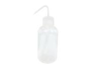 Unique Bargains Clear White Bent Tip Wash Alcohol Holder Squeeze Bottle 250mL Capacity