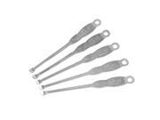 Unique Bargains Ear Pick Spoon Curette Ear Wax Remover 5 Pcs