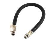 39cm Length 12mm Male Thread Rubber Hose Pipe for Air Pump Tire Inflator