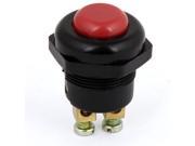 Van Car Truck Momentary 2 Terminals Red Press Button Switch 12V DC