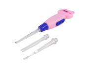 Unique Bargains LED Light Ear Pick Spoon Curette Ear Wax Remover