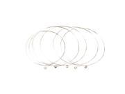 Unique Bargains 5 Pcs Custom Light E 1 Steel Acoustic Guitar Strings Replacement