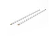 Unique Bargains 2Pcs Vehicle Car 20.3 Length 4 Sections Rotating Rod Telescopic Antenna Aerial