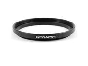 Unique Bargains 49 52mm 49mm to 52mm Aluminum Step Up Filter Ring Adapter for Camera