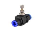 Unique Bargains Pneumatic Fitting Speed Controls Controller Valve 8mm to 8mm Tube