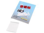 Unique Bargains 50 Pcs 10cm x 7.5cm Camera Lens Filter Dust Cleaning Paper Wiping Tissue White