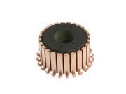 13mm Height 21.5mm OD 24 Tooth Copper Casing Electric Motor Commutator