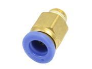 Unique Bargains Pneumatic Straight Connector 8mm Push in Joint Quick Fitting Coupler