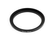 Unique Bargains 52mm 58mm 52mm to 58mm Male to Female Step up Ring Adapter Black for Camera