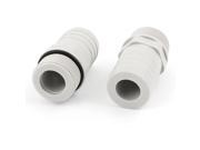 Unique Bargains 2pcs Plastic 3 4 BSP Pipe Fitting to 25mm Barbed Hose Straight Adapter Coupler