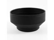 Unique Bargains Replacement 3 Way 62mm Screw In Rubber Lens Hood Cover Black