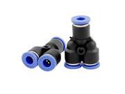Unique Bargains 6mm Y Type Push In Connector Spliter Pneumatic Fittings