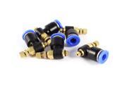 Unique Bargains 5mm Thread to 6mm Pipe Quick Connect Speed Control Pneumatic Fittings x 5