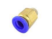 Unique Bargains 1 8 Male Thread to 8mm Tube Air Pneumatic Push in Quick Connector Jointer