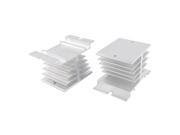 Unique Bargains 2Pcs Aluminium Heat Dissipation Heatsink Cooling Fin for Solid State Relay