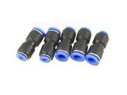 Unique Bargains Pneumatic Piping 4mm to 8mm Push In Quick Fittings 5Pcs