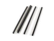Straight Mount One Row 1x40 Pin 2.54mm Pitch PCB Pin Headers 5 Pcs