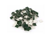 100 Pcs White Plastic Self Adhesive Cable Tie Mount Base 13 x 13mm