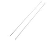 Unique Bargains Unique Bargains 250 x Nylon Strip Zip Tie Wire Cable Fastener Off White 3mm x 350mm