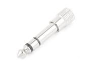 Unique Bargains Silver Tone 6.5mm Male Plug to 3.5mm Female Jack Stereo Adapter Converter