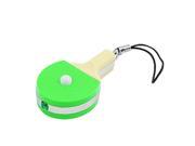 Unique Bargains LED Pingpong Bat 2 in 1 Cell Phone String Strap Green