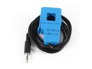 Unique Bargains SCT 013 015 Black 3.5mm Output Cable Non invasive AC Current Sensor Blue 15A 1V