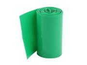 2M Length 50mm Dark Green PVC Heat Shrinkable Tubing Wrap for 2 x 18650 Battery