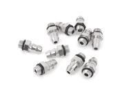 Unique Bargains 10 Pcs Straight Barb Fittings Connector M5 Thread for 5mm Air Hose