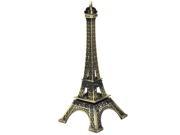 Unique Bargains Bronze Tone Metal Paris Miniature Eiffel Tower Model Souvenir Decoration 7.1