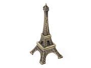 Unique Bargains Bronze Tone Metal Paris Miniature Eiffel Tower Model Souvenir Decoration 3.9